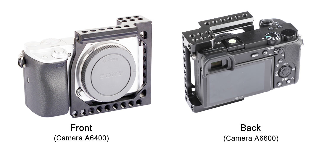 HDRiG Camera Cage Frame For Sony A6400 / A6600 & Canon Eos M / M10