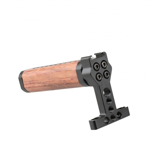 Camera Top Handle Wooden Grip
