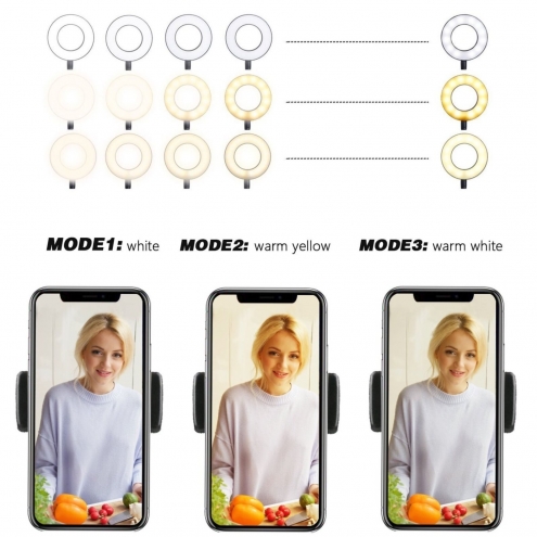 Selfie Ring Light Clamp Stand