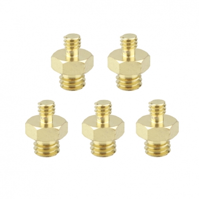 1/4 to 3/8 Double Male Screw Adapter