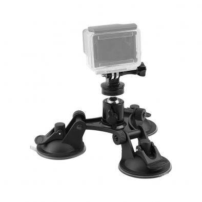 HDRiG Car Mount Triple Suction Cup Mount