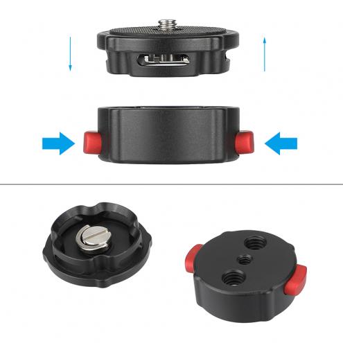 Quick Release Tripod Mount Plate