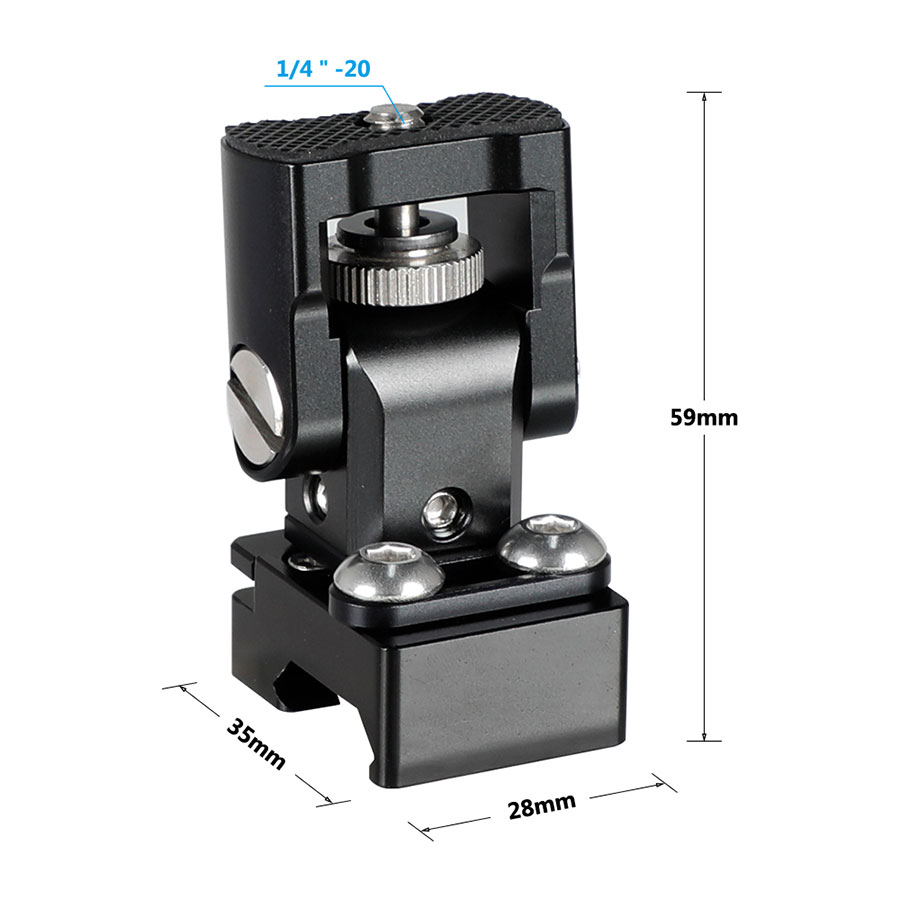 Quick Release 1//4Thumbscrew L Bracket Screw Mount Adapters Thumb Screw Camera