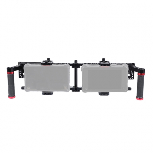 Double 7 inch Monitor Cage