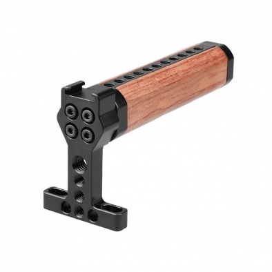 Camera Top Handle Wooden Grip