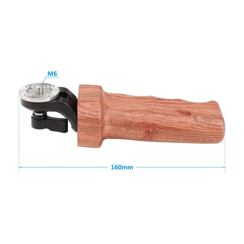 Rosette Wood Handgrip Left Side