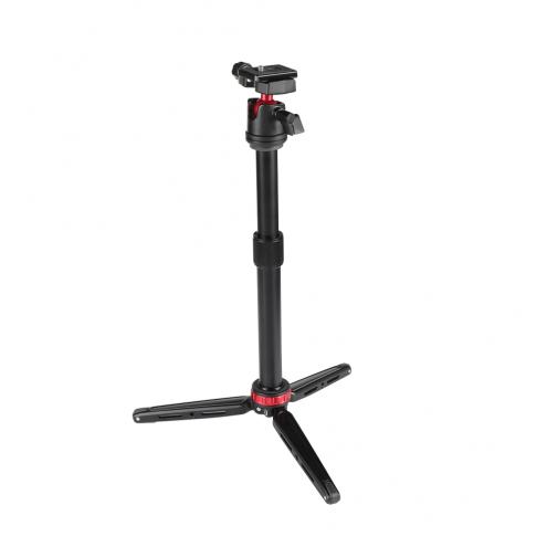 Gimbal Ball Head Extension Tripod