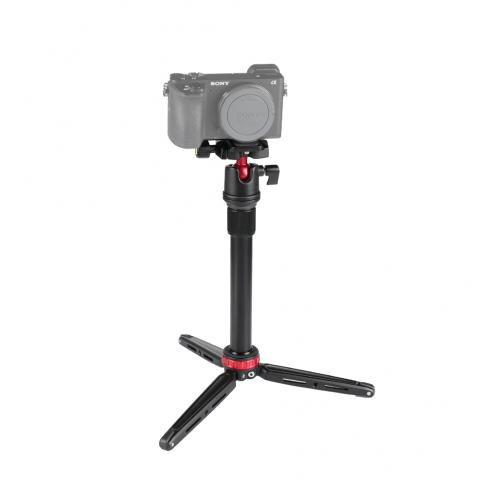 Gimbal Ball Head Extension Tripod