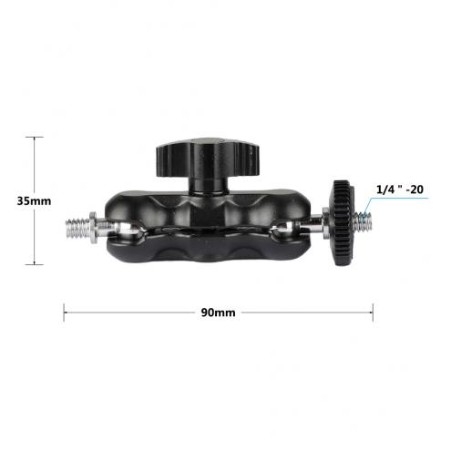 Versatile Ball Head with Super Clamp