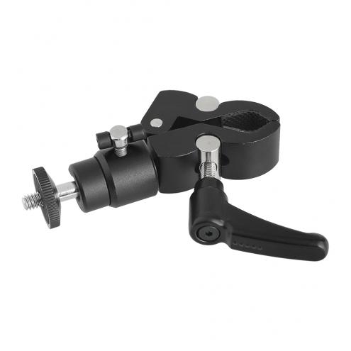 Small Super Clamp with Mini Ball Head