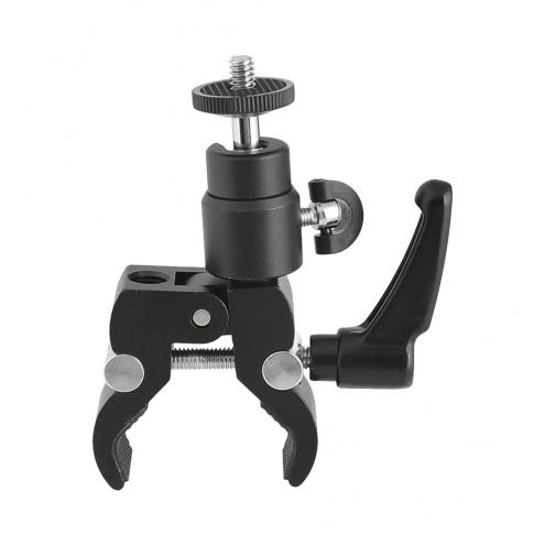 Small Super Clamp with Mini Ball Head