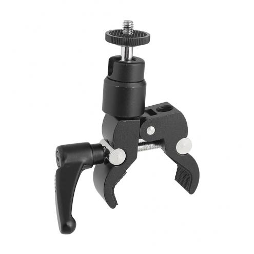 Small Super Clamp with Mini Ball Head