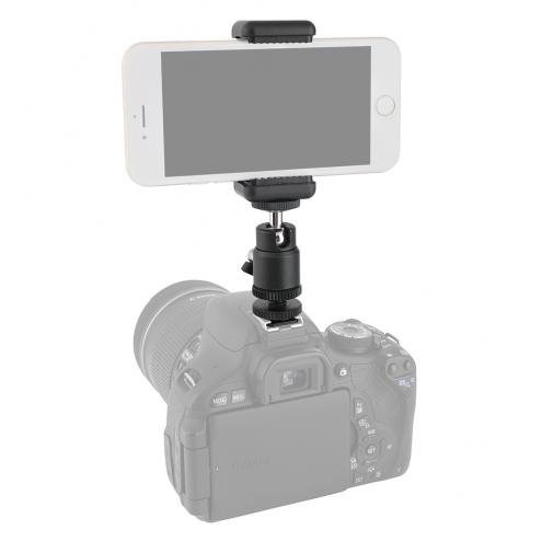 Shoe Mount Ballhead with Phone Cilp