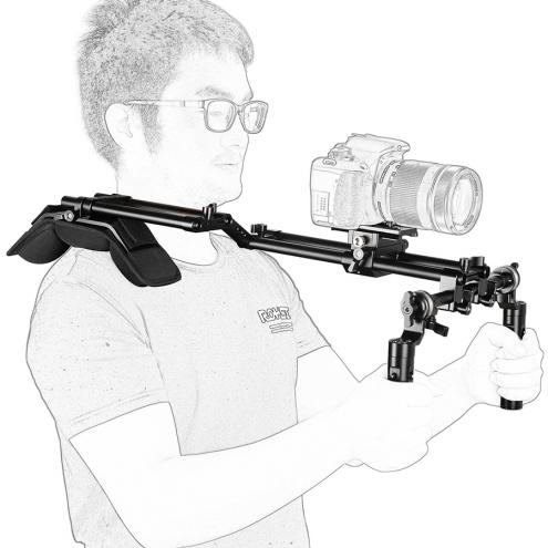 Shoulder Rig with Adjustable Handgrip