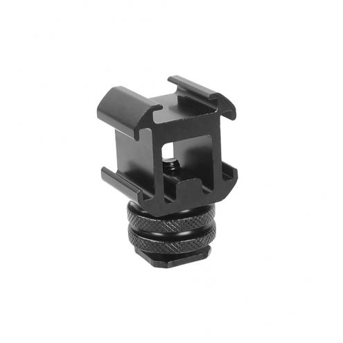 Metal 3 Cold Shoe Mount Adapter