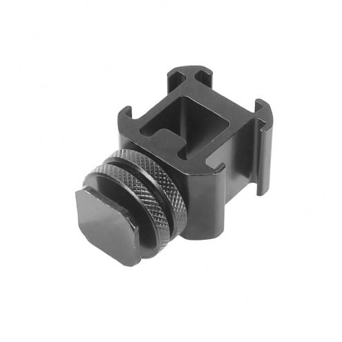 Metal 3 Cold Shoe Mount Adapter