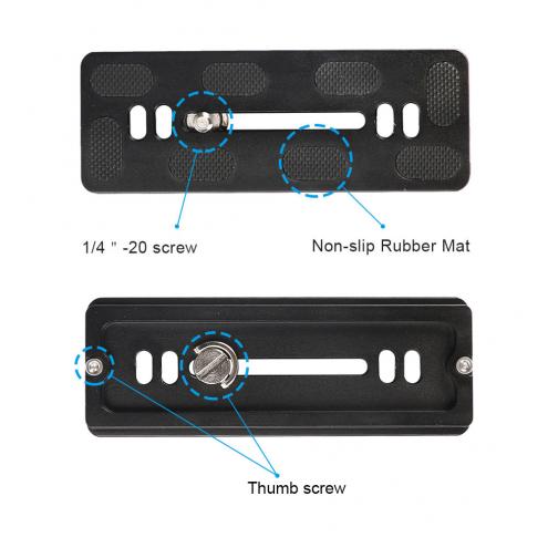 PU120 Quick Release Plate Kit