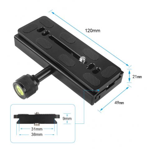 PU120 Quick Release Plate Kit