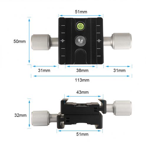  Double-sided Quick Release Clamp