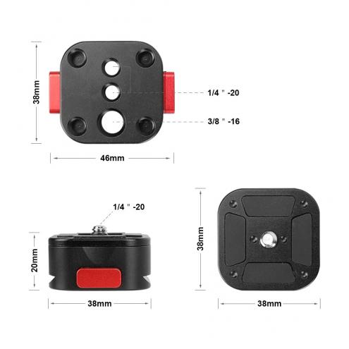 Arca Style Quick Release Plate Set