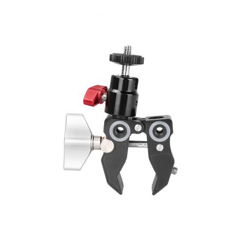 Mini Ball Head with Super Clamp