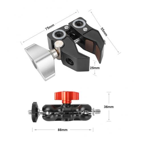Super Clamp with Versatile Ball Head