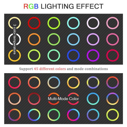 8 Inch RGB LED Light