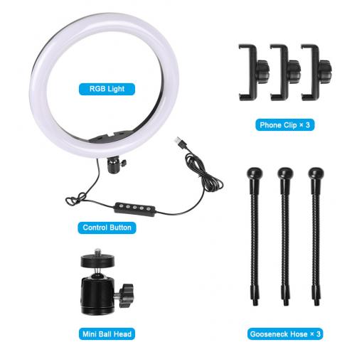 13 Inch RGB LED Ring Light