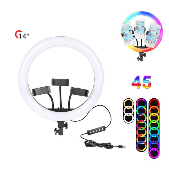 Buy Amazon Basics LED Ring Light (14-inch) with Tripod Stand, Hot Shoe  Adapter and 3 Temperature Modes for YouTube, Photo-Shoot, Vlogging & More  Online at Low Prices in India - Amazon.in