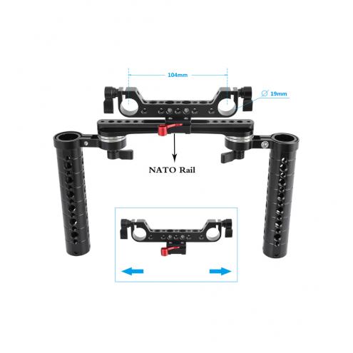 19mm Rod Clamp Handle Rig Pair