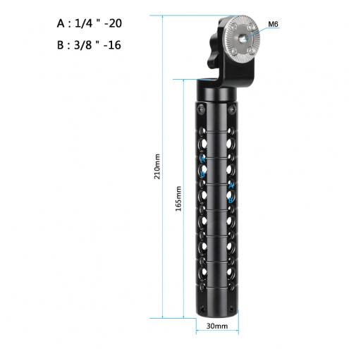 Cheese Handle Grip Rosette Mount