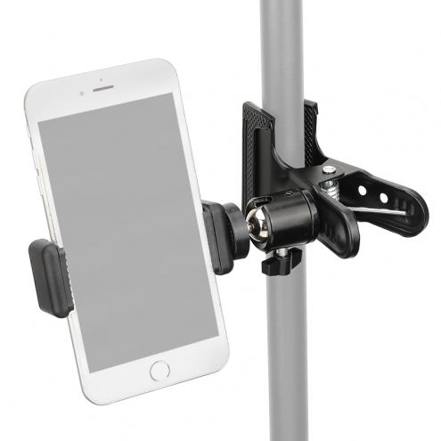 Spring Clamp with Smartphone Clip