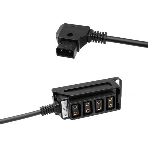 D-Tap to 4-Port Female D-Tap Splitter