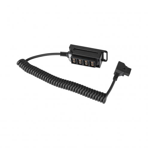 D-Tap to 4-Port Female D-Tap Splitter