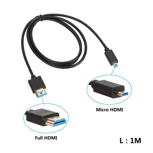 Micro-HDMI to HDMI Cable