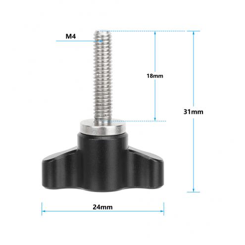 Tiny M4 Thumbscrew Assembly Knob