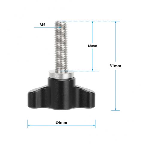 Tiny M5 Thumbscrew Assembly Knob